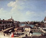 Canaletto Dolo on the Brenta painting